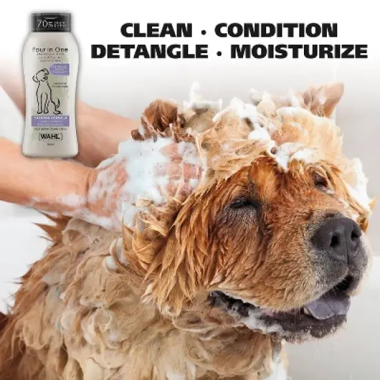 Wahl Four-In-One Fresh Scented Calming Formula Dog Shampoo and Conditioner - 24oz image {8}
