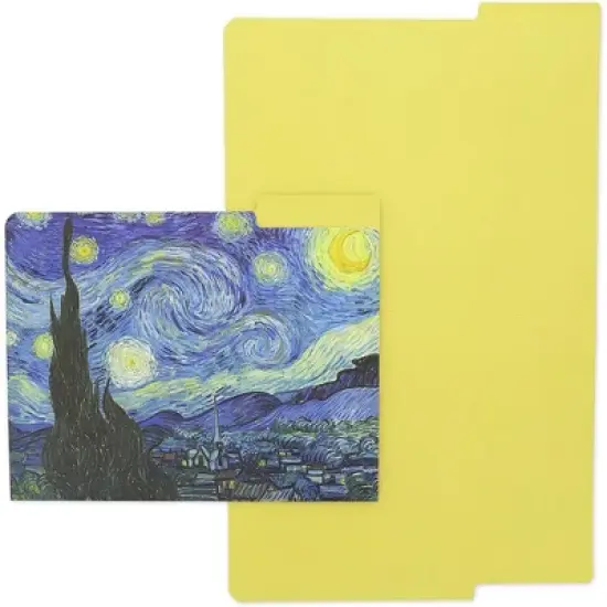 Paper Junkie 12 Pack Decorative File Folders with Artwork designed by Van Gogh, 1/3 Cut Tab, Letter-Size Holders for Office 6 Designs image {2}