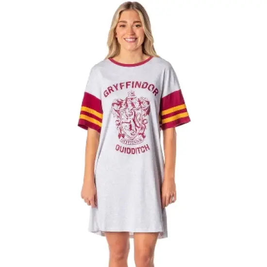 Harry Potter Women's All Houses Nightgown Pajama Shirt Dress image {6}