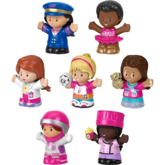 Fisher-Price Little People Barbie You Can Be Anything Figures - 7pk image {2}