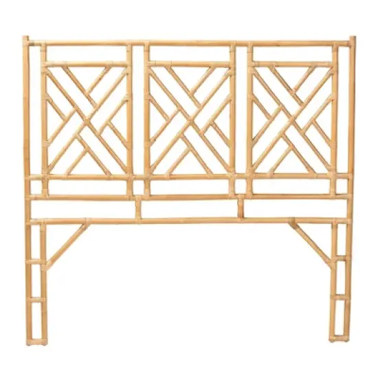 bali & pari Karavo Rattan Queen Size Standalone Headboard image {10}
