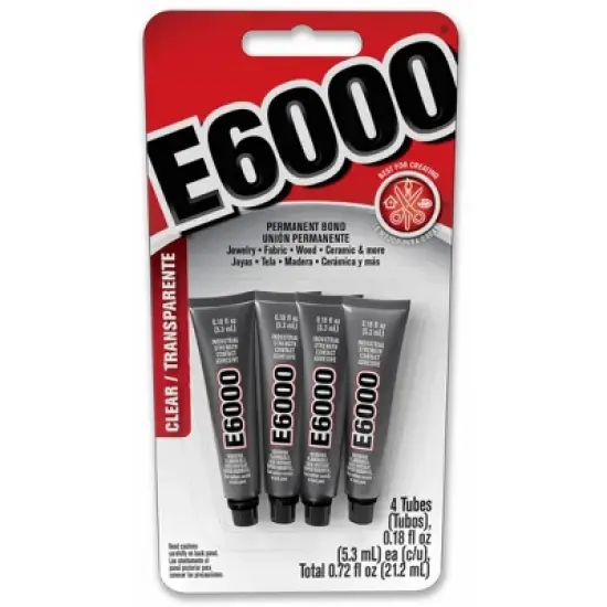 E6000 Clear Adhesive 4pk image {4}