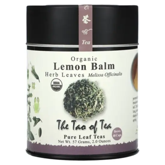 The Tao of Tea, Lemon Balm Herbal Tea, Loose Leaf, 2.0 Ounce Tin image {2}