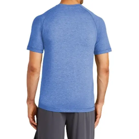 Mafoose Men's PosiCharge Tri-Blend Short Sleeve Wicking Raglan Tee image {4}