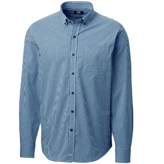 Cutter & Buck Mens Anchor Gingham Shirt image {7}