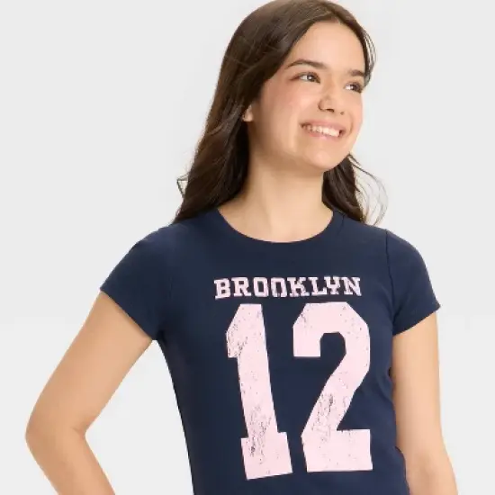 Girls' Short Sleeve Graphic T-Shirt - art class&trade; image {1}