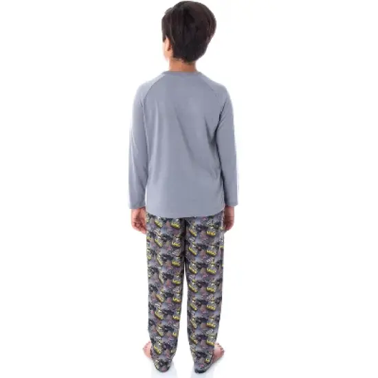 Monster Jam Trucks Boys' Maximum Destruction MAX-D 2 PC Pajama Sleep Set Grey image {3}