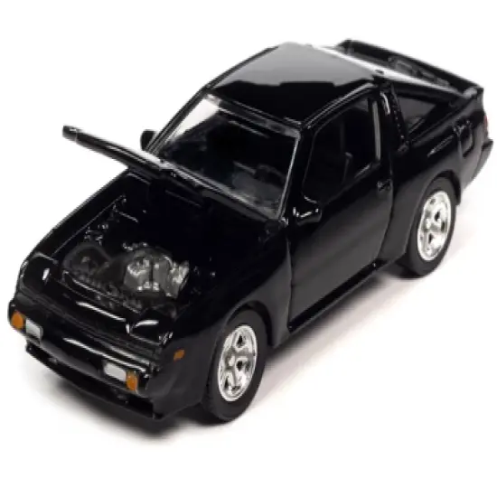 1987 Mitsubishi Starion Serbia Black "Modern Muscle" Limited Edition 1/64 Diecast Model Car by Auto World image {2}
