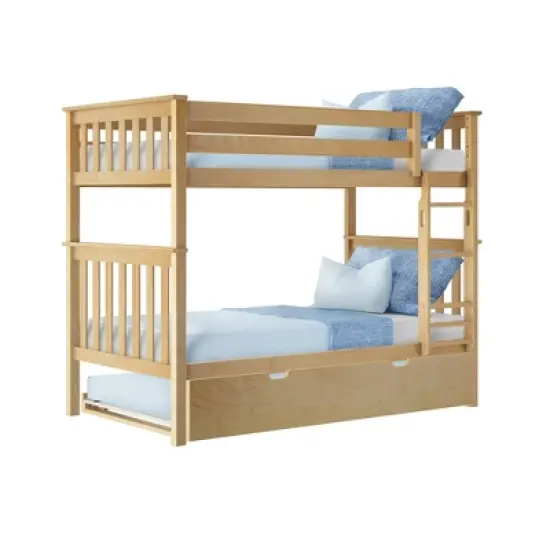 Max & Lily Twin over Twin Bunk Bed with Trundle image {10}