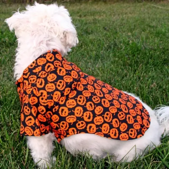 Doggie Design Halloween Jack-O-Lantern Camp Shirts image {1}