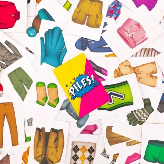 Lost Boy Entertainment Piles! Card Game: Memory Skills, 2-8 Players, Action, 5-15 Min image {4}