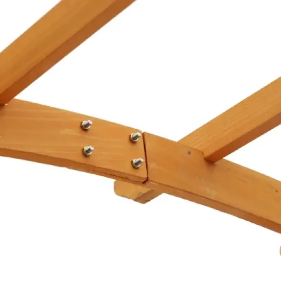 Outsunny 90in Wood Garden Arbor Arch with Trellis Wall for Climbing & Hanging Plants, Decor for Party, Weddings, Birthdays & Backyards image {5}