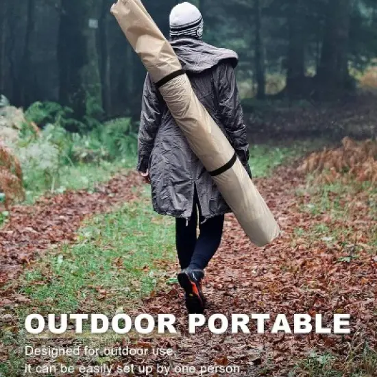 GustoWave 5-Sided Pop-Up Screen Tent Gazebo, Canopy Shelter for Patio, Backyard Lawn image {3}