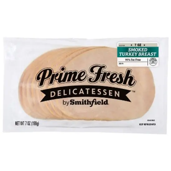 Prime Fresh Smoked Turkey Breast - 7oz image {3}