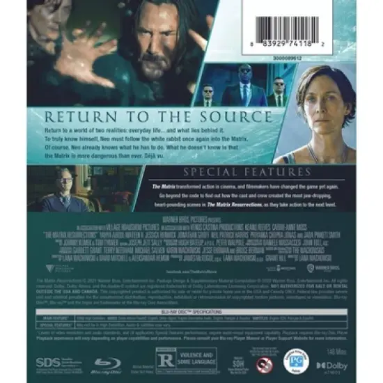 The Matrix Resurrections (Blu-ray + DVD + Digital) image {2}