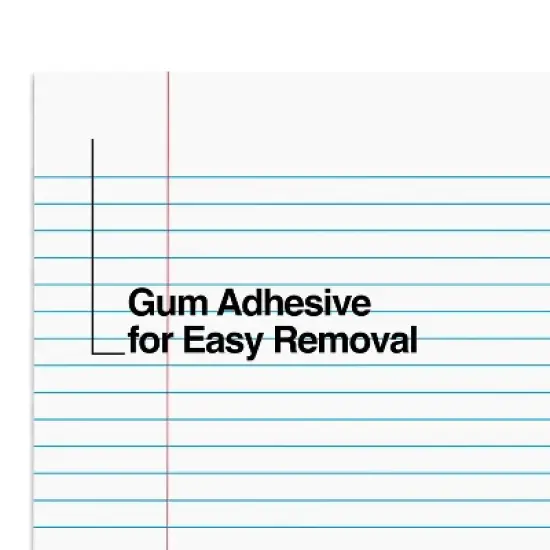MyOfficeInnovations Notepads 8.5" x 11" Narrow White 50 Sh./Pad 12 Pads/PK (18597STP) 246793 image {4}