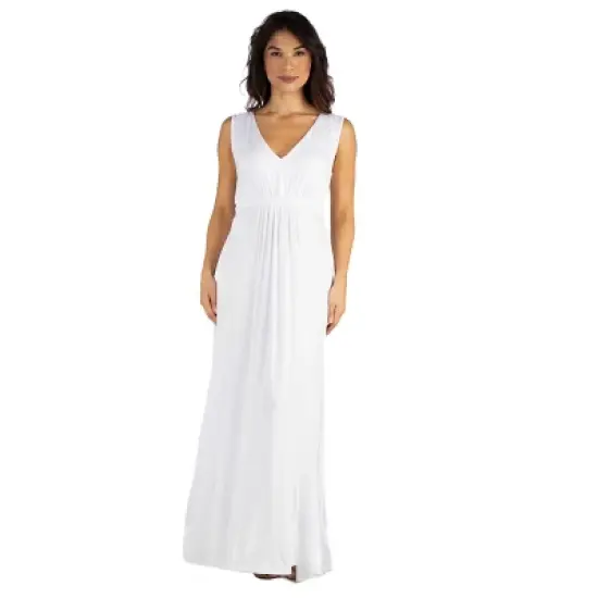 V Neck Maxi Womens Dress image {7}
