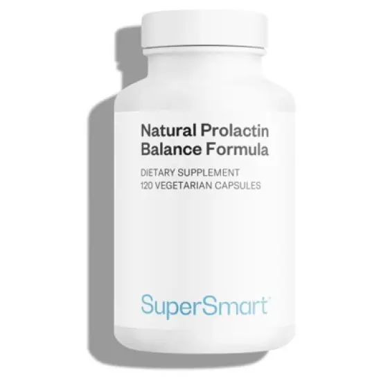 SuperSmart Natural Anti Prolactin Supplement - with p5p Vitamin B6, Maca Root, Ashwagandha | Gluten Free - 120 Vegetarian Capsules image {8}