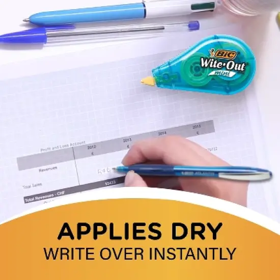 Wite-Out mini Correction Tape White 6/Pack WOTMP61-WHI image {7}