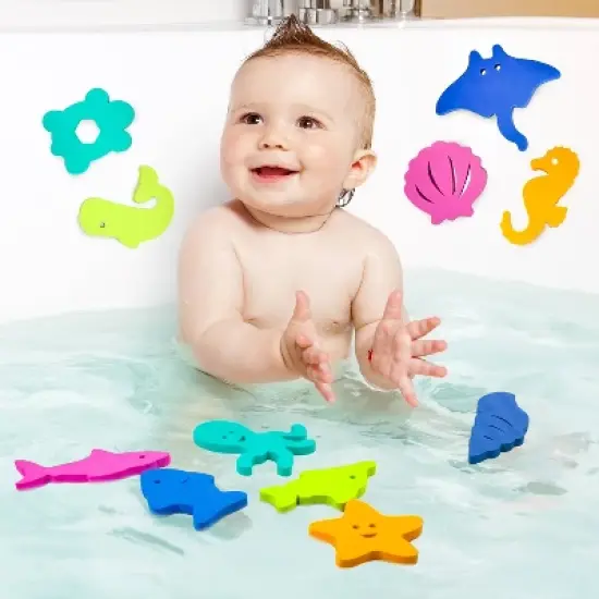 FunPlay Foam Under the Sea Bath Buddies - 13pc image {1}