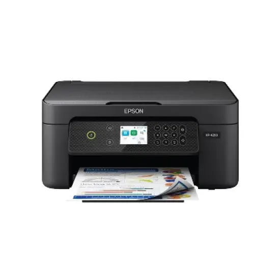 Epson Expression Home XP-4200 Wireless Color Inkjet All-in-One Printer, Copier, Scanner - Black: Up to 47.2" Document Compatible image {6}