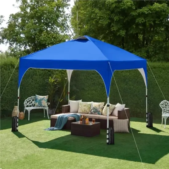 Yaheetech 6FT Portable Canopy Tent with Roller Bag & Sandbags & Guy Lines & Ground Stakes image {1}