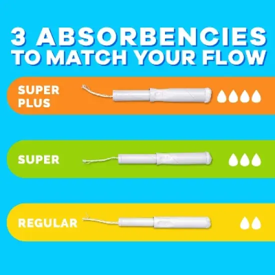 Tampax Tampons - Super Absorbency - Cardboard - 40ct image {5}