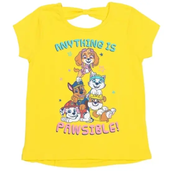 PAW Patrol Skye Rubble Marshall Girls 3 Pack Graphic T-Shirts Toddler image {2}