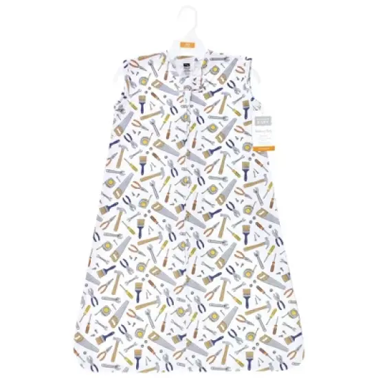 Hudson Baby Cotton Sleeveless Wearable Sleeping Bag, Sack, Blanket, Construction Work image {1}