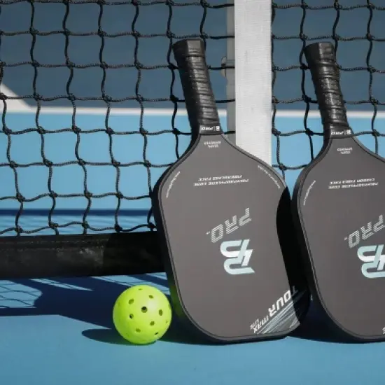 PBPRO 16'' Tour Max Life Widebody Pickleball Paddle - Black/Blue image {5}