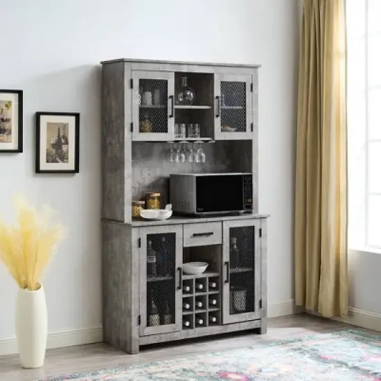 Tall Cabinet with Mesh Doors - Jill Zarin image {6}