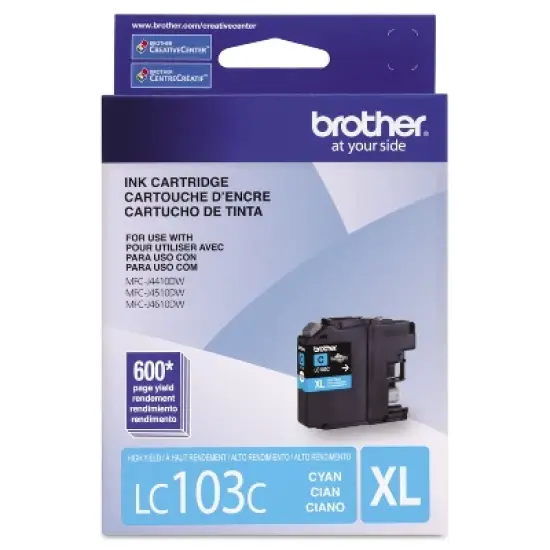 Brother LC103C Innobella High-Yield Ink Cyan image {8}