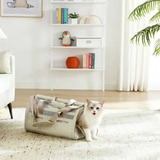 Scout 19'' Dog & Cat Carrier Bag Beige image {3}