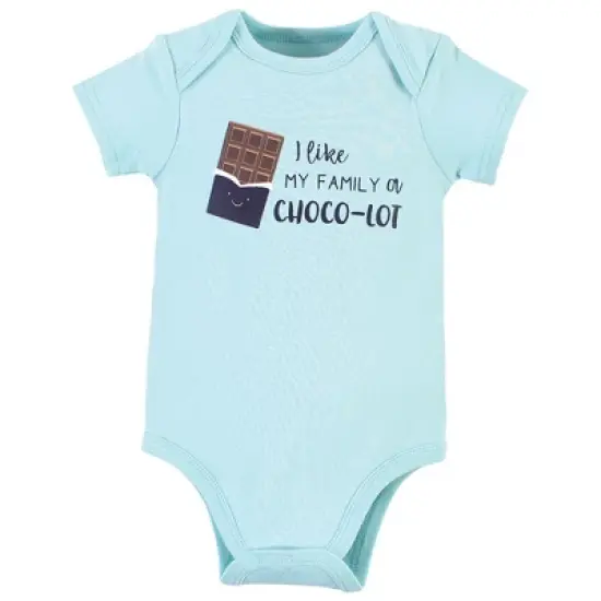 Hudson Baby Infant Boy Cotton Bodysuits, Family Popsicle image {6}