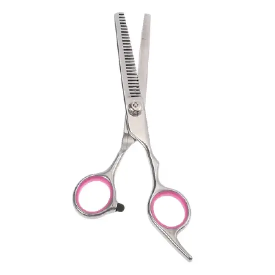 Unique Bargains Thinning Scissors for Long Short Thick Hard Soft Hair for Men Women 6.57 Inch Length image {5}