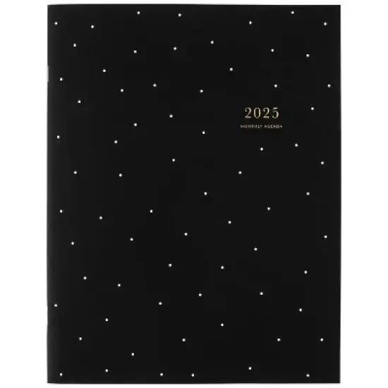 Sugar Paper Essentials 2025 Monthly Planner 8.5"x11" Black and White Dots: Adult Non-Toxic Acid-Free Paper Calendar image {6}