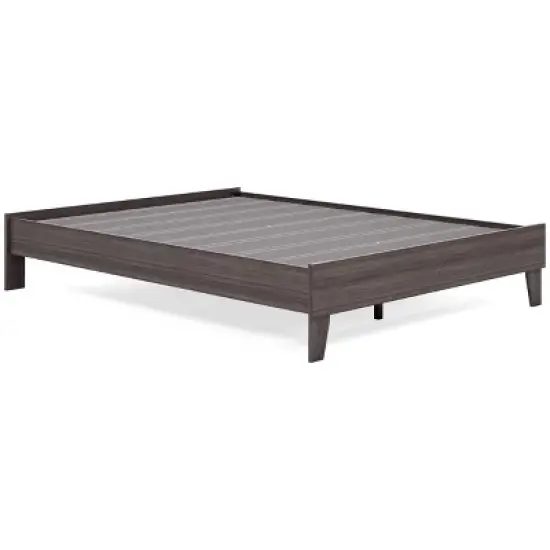 Brymont Platform Bed Dark Gray - Signature Design by Ashley image {9}