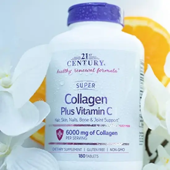21St Century Super Collagen Plus Vitamin C Tablets, 180 Count image {3}