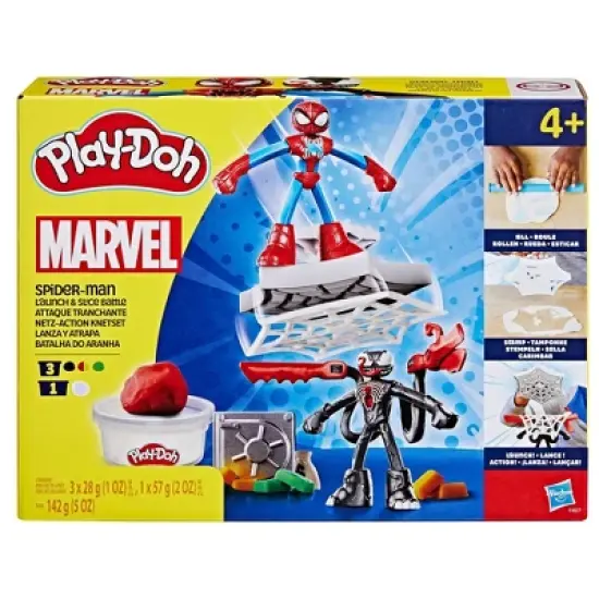 Play-Doh Spider-Man Launch and Slice Battle Playset image {7}