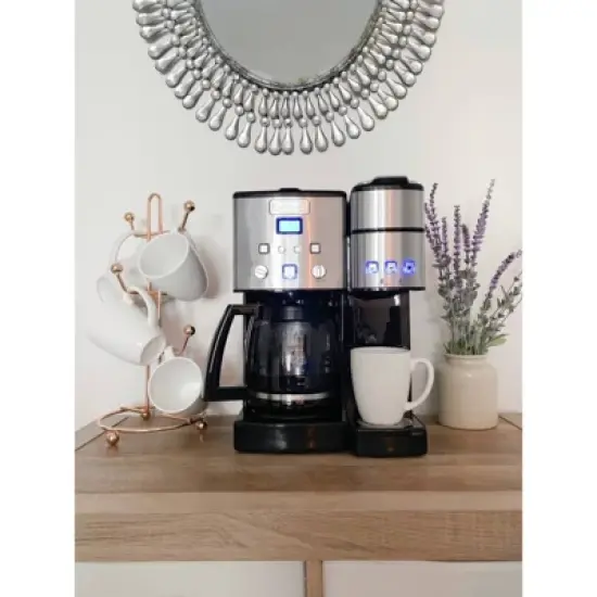 Cuisinart Coffee Center 12 Cup Coffeemaker and Single-Serve Brewer Stainless Steel image {2}