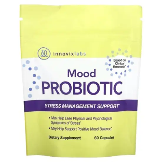 InnovixLabs Mood Probiotic, Mood Support Supplement, 60 Capsules image {2}