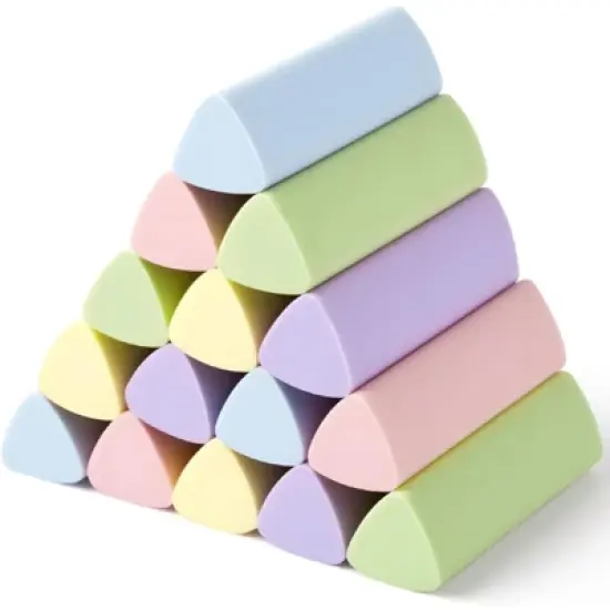 HTUTWOO Erasers,Triangular Grip Erasers for Kids - Portable School & Office Supplies,Cute Art Drawing Erasers for Students image {5}
