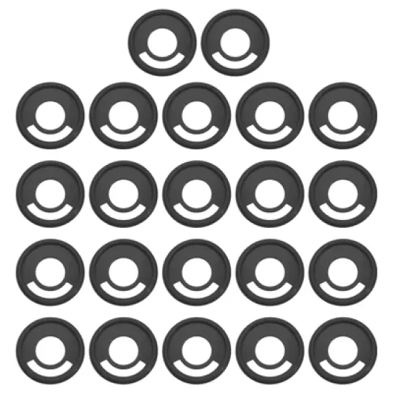 Unique Bargains Plastic DIY Notebook Planner Round Book Binding Discs 22 Pcs image {5}