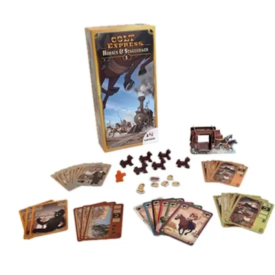 Colt Express Horses and Stagecoach Board Games image {3}