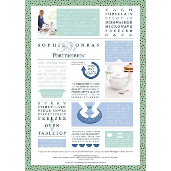 Portmeirion Sophie Conran Large Pitcher - 0.5 Pint Fine Porcelain Jug for Serving Beverages or Displaying Flowers, Elegant White Tableware Accent image {4}