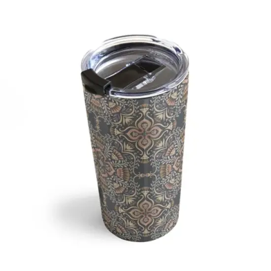 Pimlada Phuapradit Kaasni Gray Travel Mug 20 oz Stainless Steel Travel Mug - Deny Designs image {3}