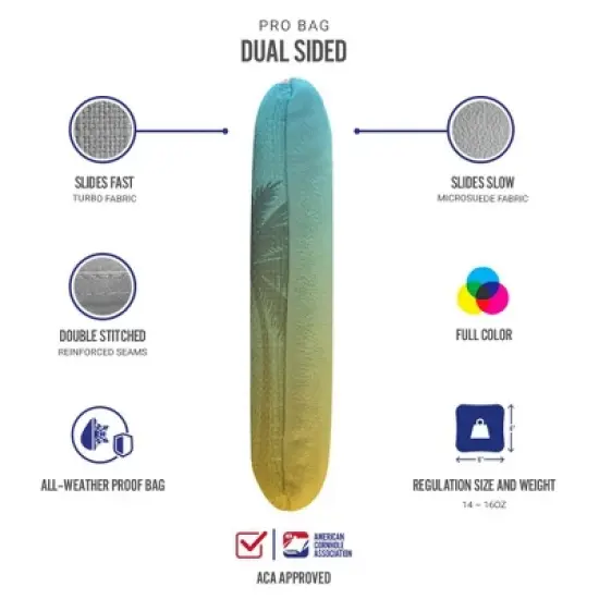 Skip's Garage | Tropical Synergy Pro Cornhole Bags (Set of 4) image {2}