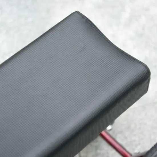 HOMCOM Knee Scooter for Foot Injuries in Adults with Basket Storage, Knee Walker Mobility Scooter for Medical Rehabilitation & Injuries, Red image {4}