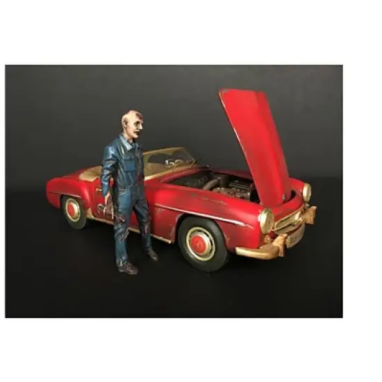 Zombie Mechanics 4 Piece Figurine Set "Got Zombies??" for 1/24 Scale Models by American Diorama image {1}