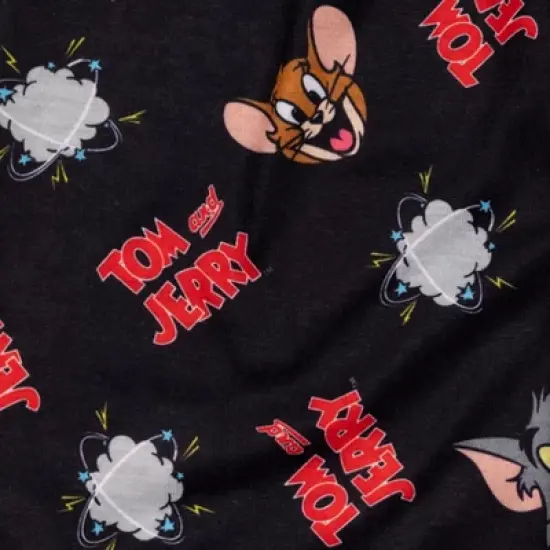 TOM and JERRY Looney Tunes Pajama Shirt and Shorts Sleep Set Little Kid to Big Kid image {5}